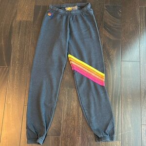 Aviator Nation light black sweatpants jogging size XS
